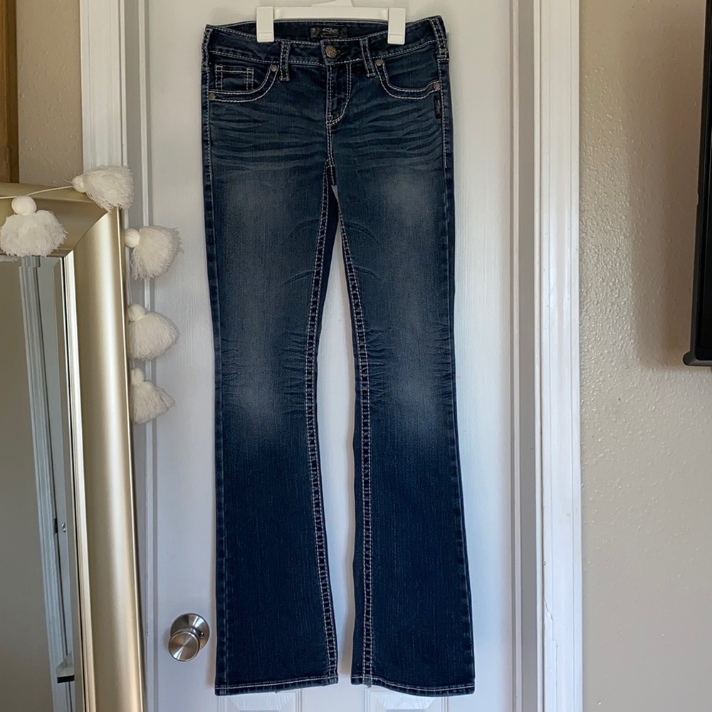 Silver Bootcut Jeans